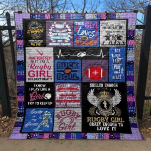 Rugby Girl Quilt -X0308-09  Quilt